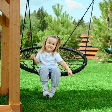 Детский игровой комплекс UNIX Kids (6 in 1) Dark Green - 15