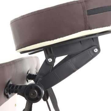 Стол массажный переносной на дерев.раме JF-AY01 PW2.20.13A-10 2-секц коричн/кремов - 12